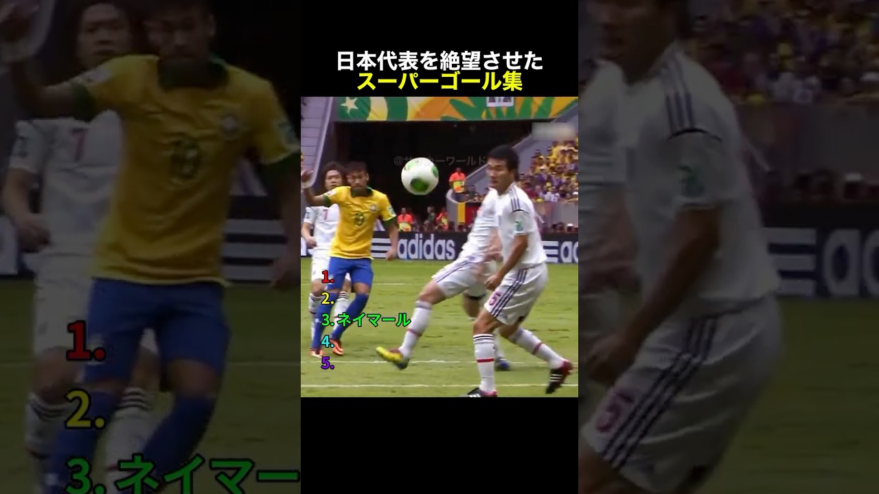 日本代表を絶望させたスーパーゴール集 #サッカー