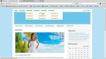 Change StudioPress nav bar link colours
