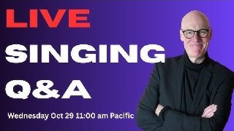 Singing Q&A LIVE - Ask Me Anything About Your Voice!