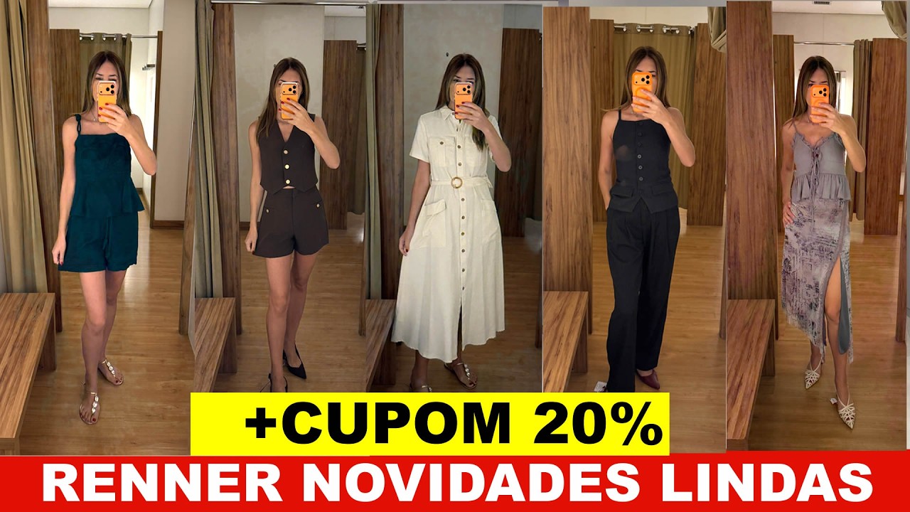RENNER NOVIDADES LINDAS CUPOM 20% GRACIANE