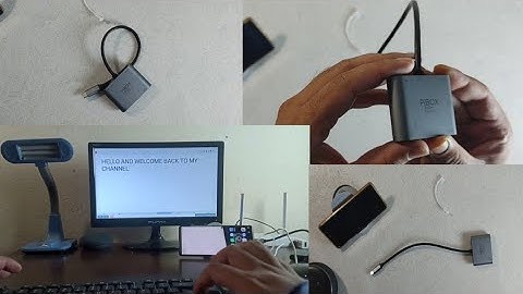 Smartphone usb C hub with video output.. ( #piboxPI-D6342)