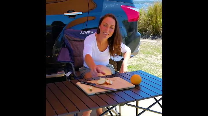 Super compact, Super Strong – The Adventure Kings Roll up Camping Table
