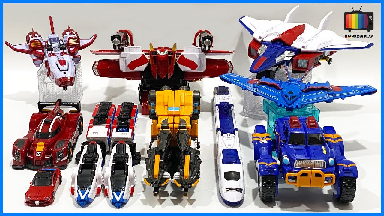 헬로카봇 또봇 그랜드카봇GX 마스터브이 10단 로봇 변신 합체 모음 Robot Toys Combine