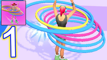 Hula Hoop Race - Gameplay Walkthrough Part 1 (iOS, Android)