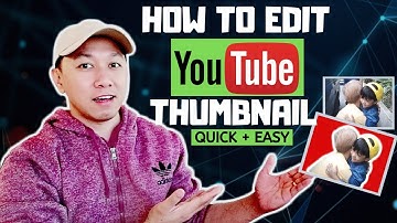 How To Edit A Thumbnail! | (Tagalog) Outline An Image & Colored Background PIXLR Tutorial