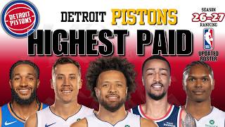 🔥 Detroit Pistons Full Roster & Salaries 2026-27 | NBA Payroll! Guide