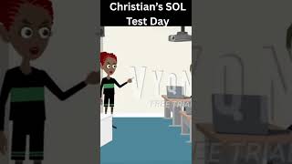 Christian’s SOL Test Day #vyond #vyondanimation #animation #shorts #sol