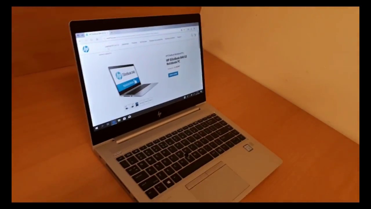 HP Elitebook 840 G5 - HP Sure View privacy screen - YouTube
