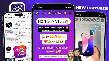 HONISTA V10.3: NEW UPDATE 🔥 FULL iOS INSTAGRAM ON ANDROID | iOS 18 EMOJIS + iOS FONT & IPHONE STORY