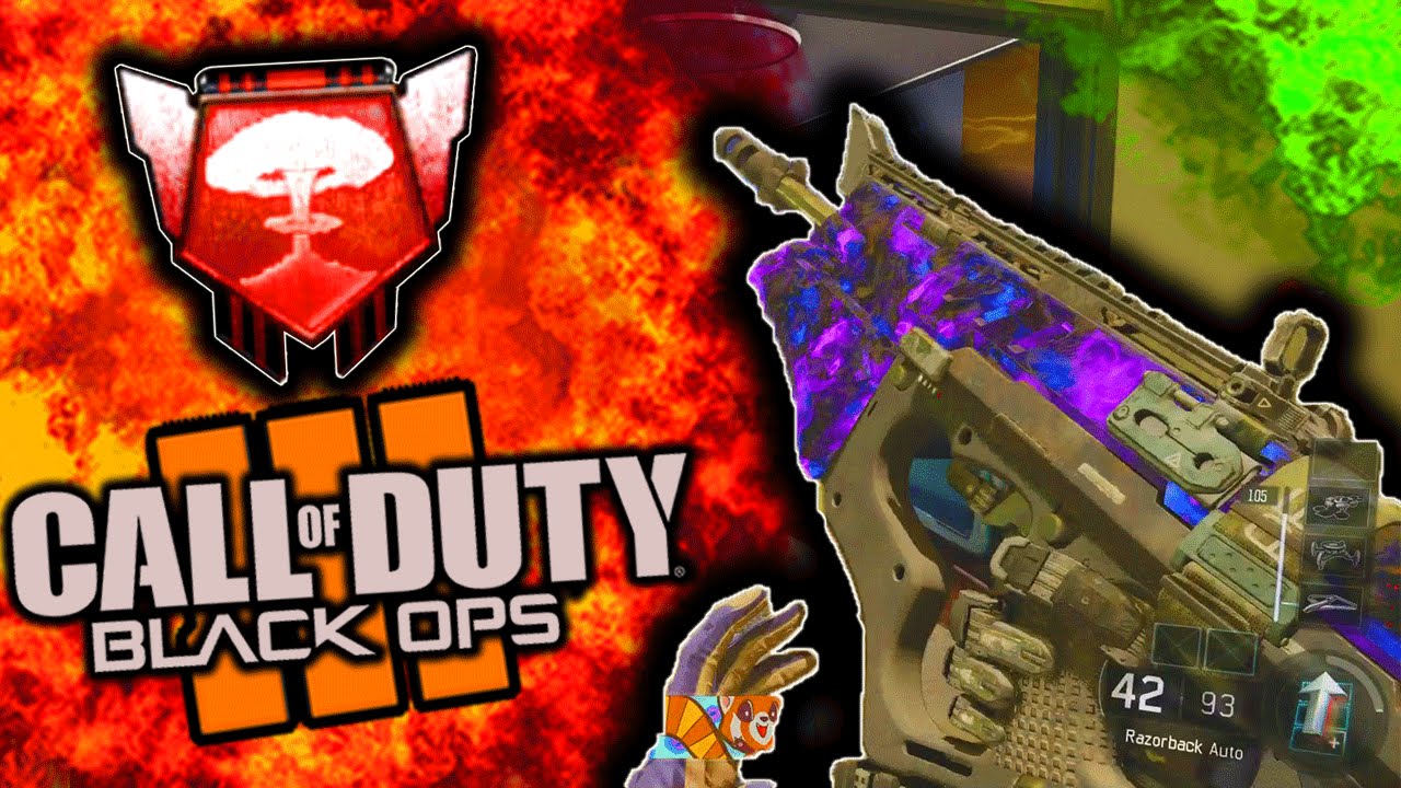 Call of Duty Black Ops 3: CRAZY NUCLEAR MEDAL GAMEPLAY! RAZORBACK DARK MATTER CAMO NUCLEAR!