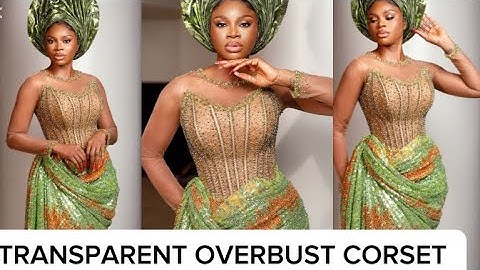 How to DRAFT and CUT a TRANSPARENT OVERBUST CORSET