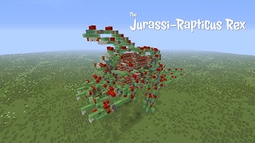 Minecraft: Jurassi-Rapticus Rex | Massive Weaponized T-Rex Flying Machine | Java 1.15.2+