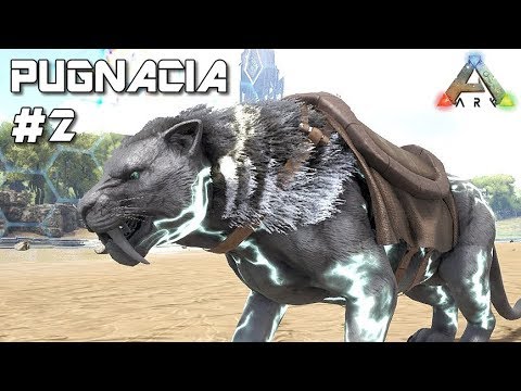 Ark Survival Evolved Modded 2 サーベルタイガーの範囲攻撃がエグい Pugnacia Dinos Youtube