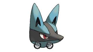 Lucario Turns Into A Convertible