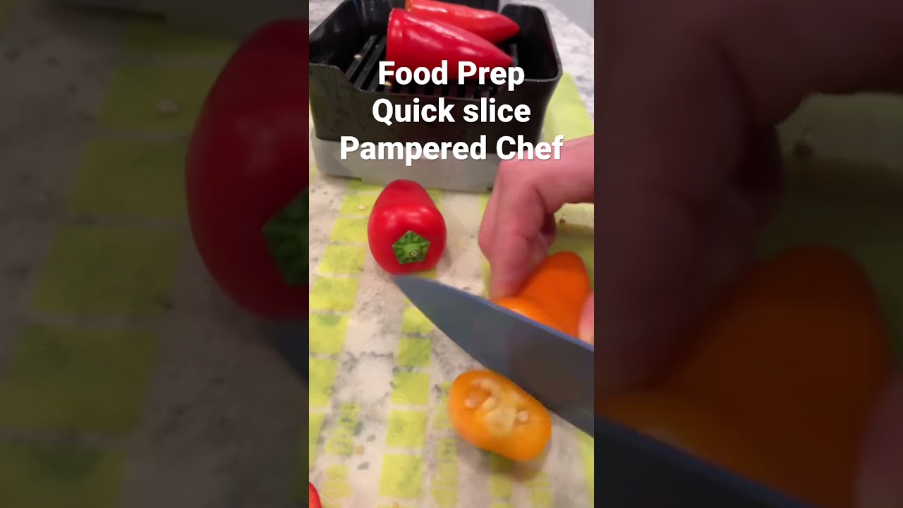 Pampered Chef's NEW Cup Slicer makes slicing smaller items a breeze!