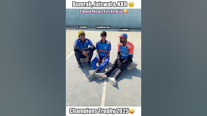 Bumrah, Jaiswal & KKR quota in Champions Trophy🥲 #cricket #shorts