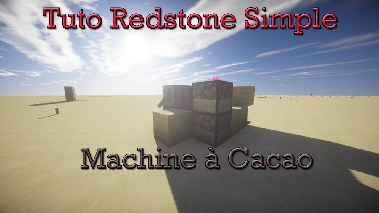 Comment Faire Une Machine A Redstone Sur Minecraft Ps3