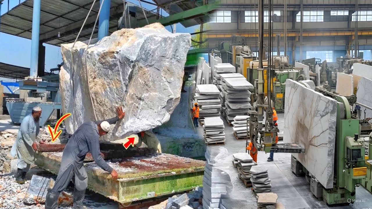 The Amazing Process of Making High Quality Marble from the Largest Stone