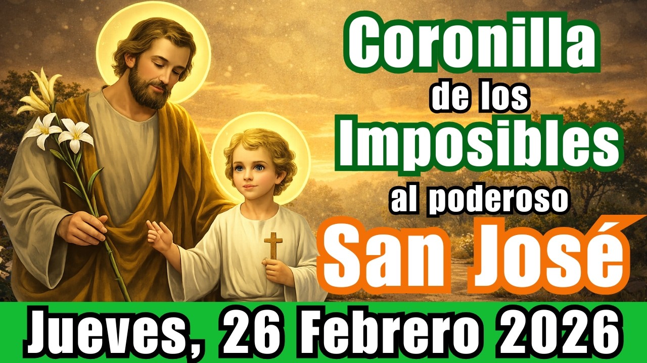 Coronilla de los Imposibles al Poderoso San José – Jueves 26 de Febrero de 2026
