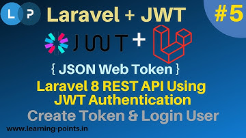 Laravel 8 REST API Using JWT Authentication #5  Create login functionality and generate new token