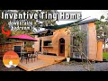 Empty nesters build inventive tiny home n yard no mortgage