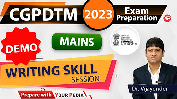 Demo Session | Descriptive writing practice | CGPDTM 2023 mains preparation for all branches