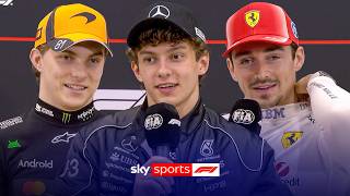 Kimi Antonelli, Oscar Piastri & Charles Leclerc REACT to Japanese Grand Prix