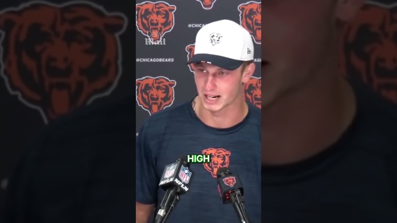 Chicago Bears quarterback Tyson Bagent broke down in tears at an emotional press conference to mark