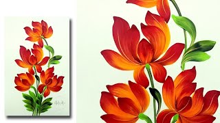 LEARN with Me || Beginners Flower Painting BASICS Tutorials