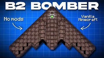 Adding a Stealth Bomber to Minecraft and blowing up a famous youtuber