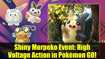 Shiny Morpeko Event: High Voltage Action in Pokémon GO!