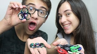 MINHA COLEÇÃO DE HAND SPINNER - RICK SANTINA