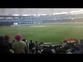 Crowd singing Vande Matharam @ Dubai Cricket Ground