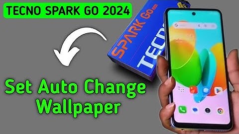 Techno Spark Go 2024 auto change wallpaper kaise lagaye,how to set auto change lock screen wallpaper