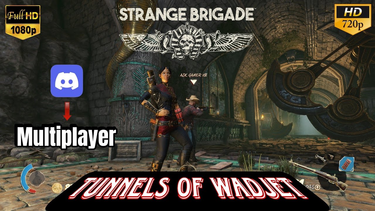 Strange Brigade😎💣 #(Multiplayer)#💣😎 Tunnels Of Wadjet Walkthrough. Beautiful graphics.