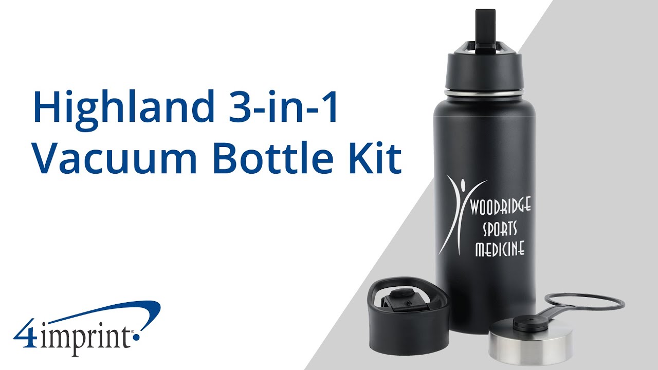 Highland 3 in 1 Vacuum Bottle Kit - Custom Bottle by 4imprint Canada