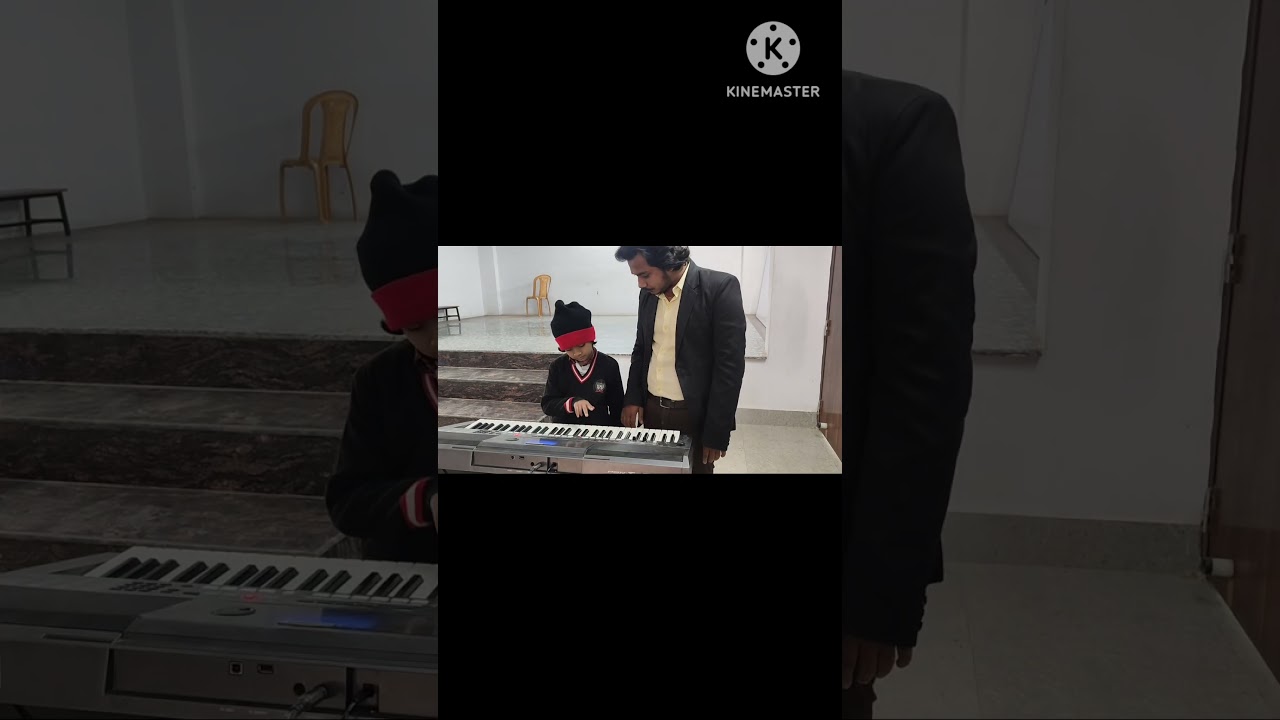 UKG Student Keyboard Practice 🎹 | Kids Music Class | School Learning