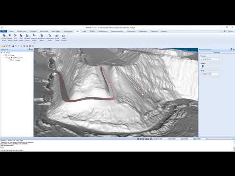 Create a road on terrain - video from VRMesh