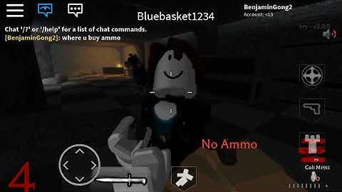 ROBLOX | MMC Zombies Project | Playing on Mobile!