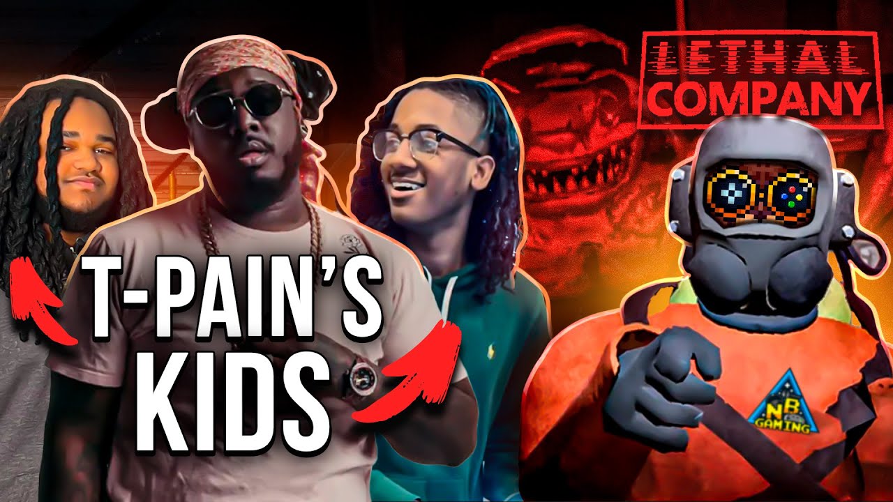 T-Pain's Kids Get SPOOKED by Lethal Company