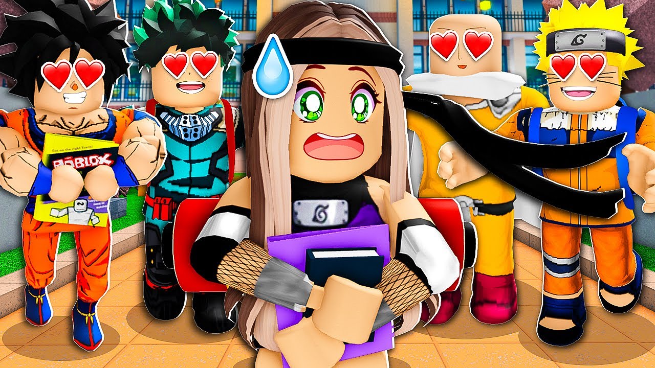 ONLY Girl In ANIME School! (Roblox) YouTube