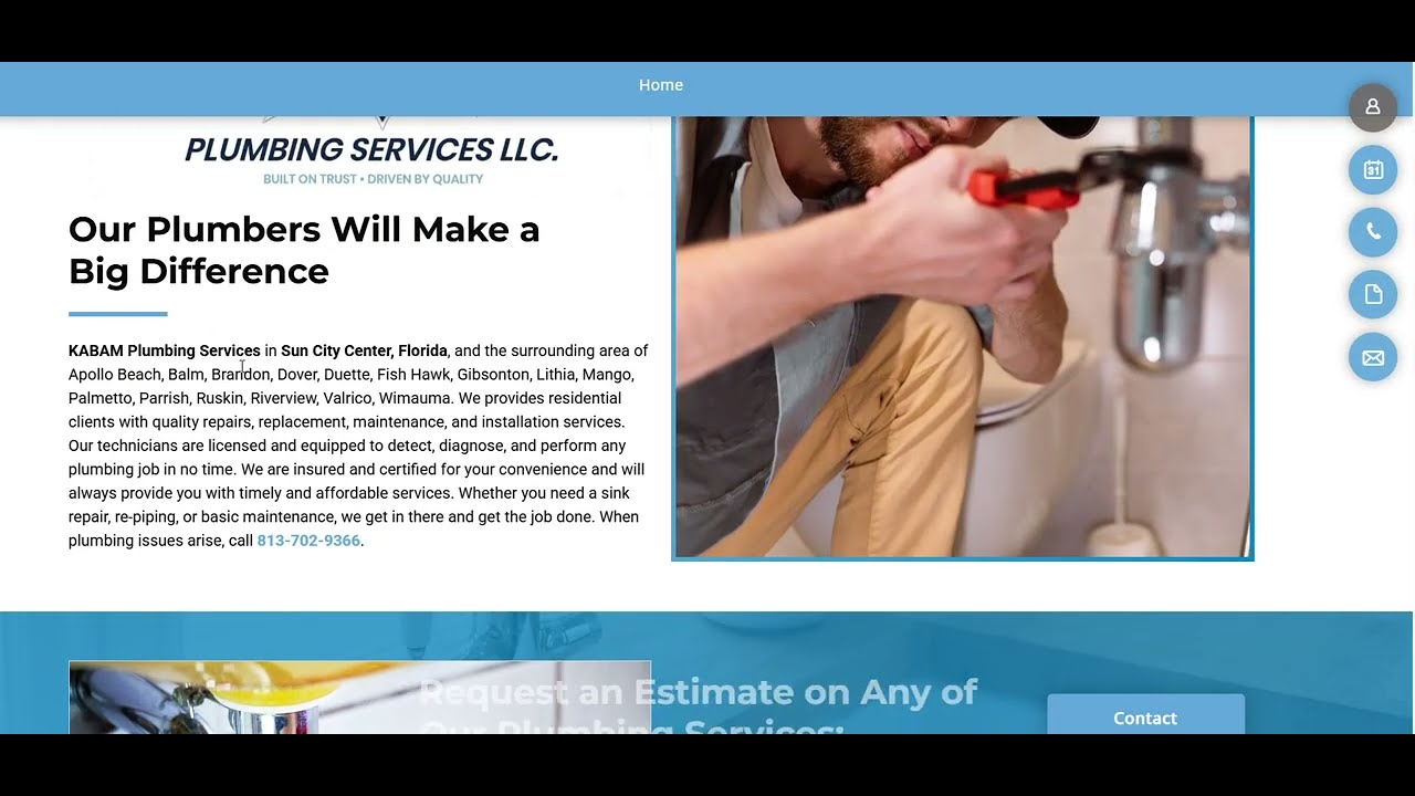 KABAM Plumbing: Auditing the Website Before the Rebuild