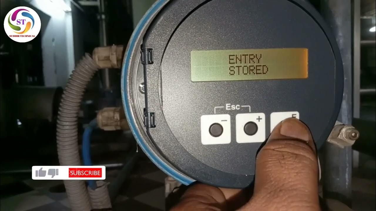 how to program promag 50 E&H flow meter. #promag - YouTube