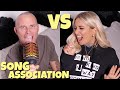 Who can sing better?! Song association challenge with dad!