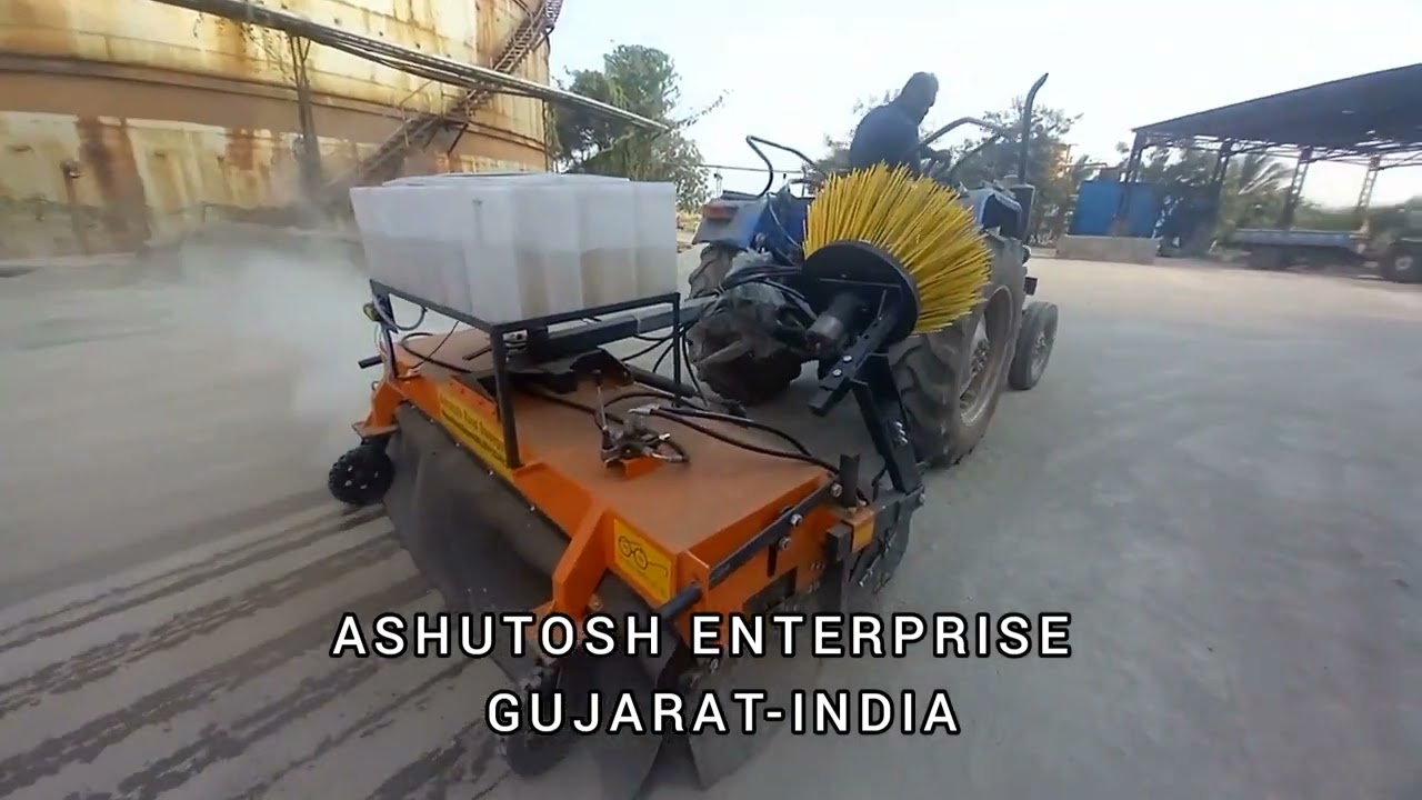 Ashutosh Road Sweeper | Road Sweeping machine | Tractor attachment Road Sweeper | MO.8511224612