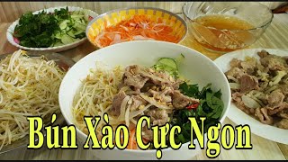 ️Hướng Dẫn Làm Bún Thịt Xào Đơn Giản Ngon Như Ngoài Hàng | Lê Phúc Vlog