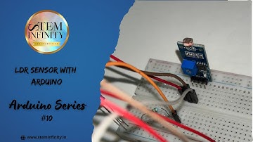 LDR Sensor using with Arduino uno  #ldrsensor