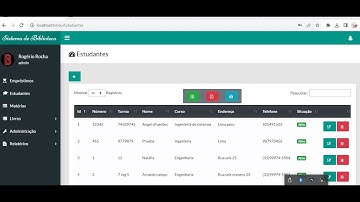 Sistema de gerenciamento de bibliotecas, PHP 8, MysQl, JavaScript – MVC