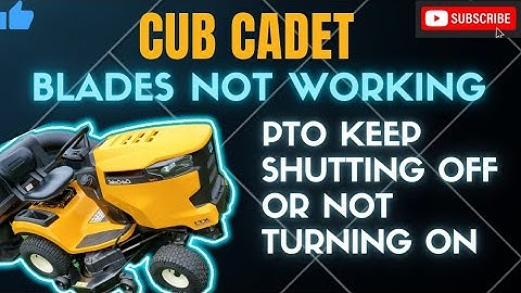 Cub Cadet PTO Not Working Intermittent Issue On and Off