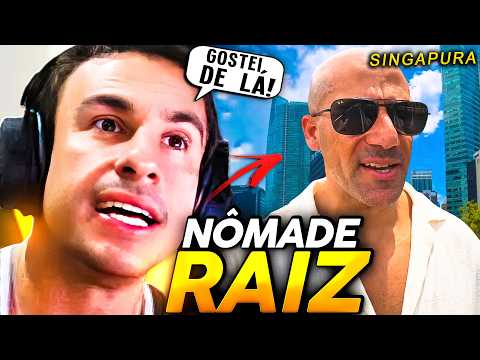 SUPER XANDÃO REAGINDO AO NÔMADE RAIZ - CHEGUEI EM SINGAPURA AQUI O CAPITALISMO NÃO TEM PENA